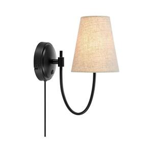 Markslöjd 108907 - Fali lámpa AMAR 1xE14/40W/230V bézs/fekete 108907 kép