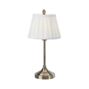 Markslöjd 108973 - Asztali lámpa OXFORD 1xE14/40W/230V fehér/sárgaréz 108973 kép