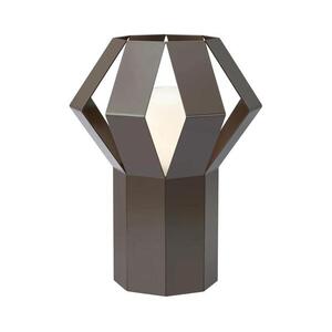 Markslöjd 109148 - Asztali lámpa OCTA 1xE27/60W/230V barna 109148 kép