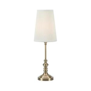 Markslöjd 108969 - Asztali lámpa NOBLE 1xE14/40W/230V 56 cm fehér/sárgaréz 108969 kép