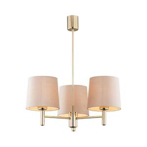 Brilagi - MONTE rudas csillár 3xE27/60W/230V bézs/arany 8590828053323 kép