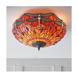 Endon 70721 - Mennyezeti lámpa Tiffany DRAGONFLY 2xE27/60W/230V, átmérő 41 cm 70721 kép
