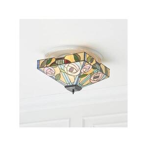 Endon 70699 - Mennyezeti lámpa Tiffany WILLOW 2xE27/60W/230V 35x35 cm 70699 kép