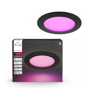 Philips - LED RGBW, dimmelhető, fürdőszobai beépíthető álmennyezeti lámpatest Hue SLIM LED/12W/230V IP44 8721103109415 kép