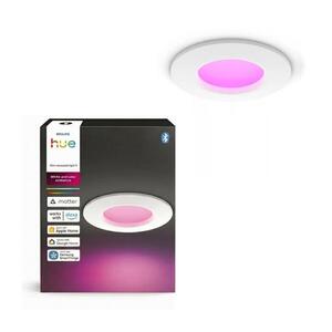 Philips - LED RGBW, fényerőszabályozható fürdőszobai süllyesztett lámpatest Hue SLIM LED/8, 3W/230V IP44 8721103109118 kép