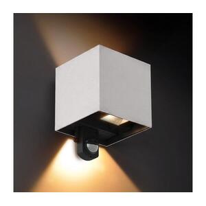 Brilagi - LED kültéri fali lámpatest érzékelővel CUBE LED/6W/230V szürke IP65 WO-HR60432S-LED-OEM-SA kép