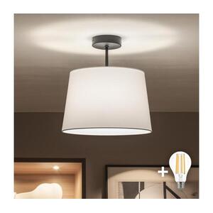 Brilagi - LED felületre szerelt csillár CERIA 1xE27/60W/230V Ø 30 cm fekete/fehér BG3989+EG781035 kép