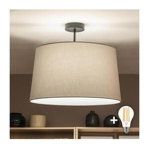 Brilagi - CERIA LED felületre szerelhető csillár 1xE27/60W/230V Ø 45 cm fekete/szürke BG3989+EG781042 kép