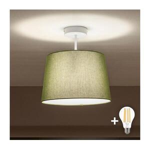 Brilagi - LED felületre szerelhető csillár CERIA 1xE27/60W/230V átm. 30 cm fehér/zöld BG3992+EG781039 kép