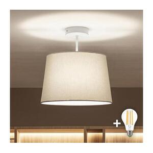 Brilagi - LED felületre szerelhető csillár CERIA 1xE27/60W/230V átm. 30 cm fehér/szürke BG3992+EG781036 kép