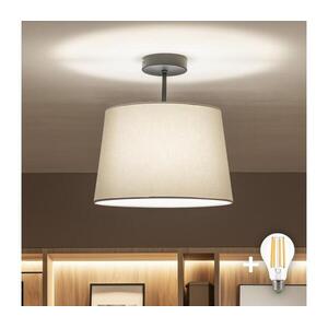 Brilagi - LED felületre szerelt csillár CERIA 1xE27/60W/230V átm. 30 cm fekete/szürke BG3989+EG781036 kép