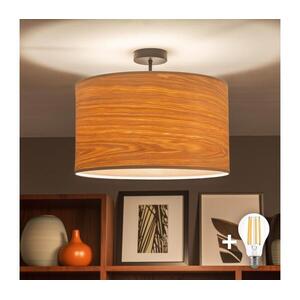 Brilagi - LED felületre szerelhető csillár CERIA 1xE27/60W/230V átm. 45 cm fekete/bézs BG3989+EG781087 kép