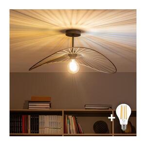 Brilagi - LED felületre szerelhető csillár CERIA WIRE 1xE27/60W/230V 40x56 cm fekete/bronz BG3989+EG300151 kép