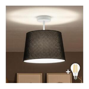 Brilagi - LED felületre szerelhető csillár CERIA 1xE27/60W/230V átm. 30 cm fehér/fekete BG3992+EG781038 kép