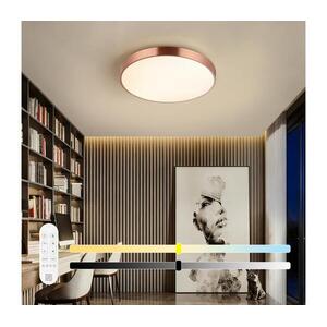 NEO 07321L-LED dimmelhető mennyezeti lámpa NEO LITE SEMPLICI 36 W/230 V Ø 40 cm, rézszínű + távirányító 07321L kép