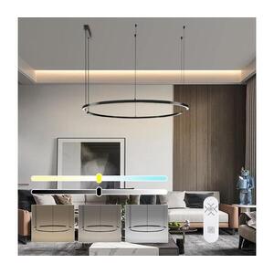 NEO 07329L - LED dimmelhető, kábelre függeszthető csillár FINO 72W/230V 120 cm fekete Tuya+ távirányító 07329L kép