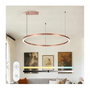 NEO 07327L - LED dimmelhető függeszték kábelen FINO 55W/230V 80 cm rózsaarany Tuya+Távirányító 07327L kép
