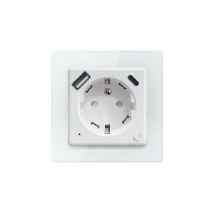 NEO 07553L - Okos E-típusú dugalj 16A/230V + 1x USB-A + 1x USB-C PD 20W 07553L kép