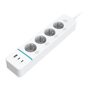 NEO 07821L - Hosszabbító kábel NEO LITE Smart 4AC+1xUSB+2xUSB C Wi-Fi 07821L kép