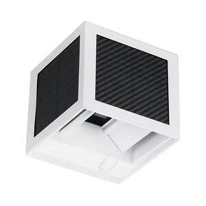 Napelemes fali LED-lámpa érzékelővel, 9W, 3, 7V, 3000/4000/6000K, IP65, 2600 mAh, fehér 24295 kép