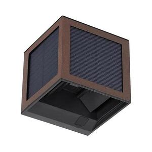 LED napelemes fali lámpa érzékelővel LED/9W/3, 7V 3000/4000/6000K IP65 2600mAh barna 24294 kép