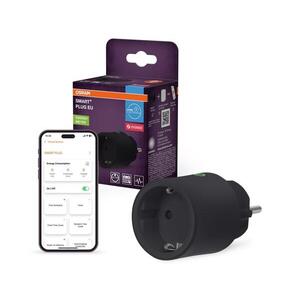 Osram - SMART+ Schuko okos dugalj 2300W/230V/10A fekete 4099854419287 kép