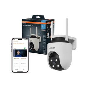 Osram - Okos kültéri kamera 360° érzékelővel 2K SMART+ 230V IP67 Wi-Fi 4058075850552 kép