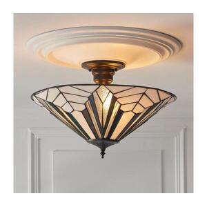 Endon 111895 - Tiffany ASTORIA felületre szerelhető csillár, 3xE27/10W/230V, Ø 48 cm 111895 kép