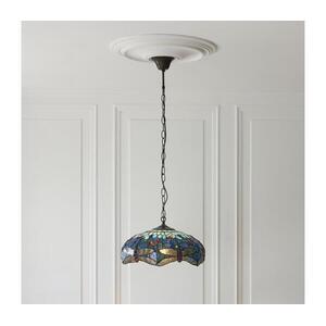 Endon 112195 - Tiffany DRAGONFLY láncos csillár 1xE27/60W/230V, átmérő 41 cm 112195 kép