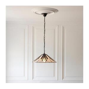 Endon 111922 - Tiffany ASTORIA láncra függesztett csillár 3xE27/10W/230V, átmérő 48 cm 111922 kép