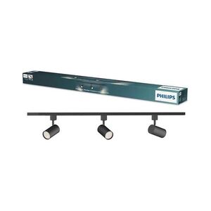 Philips - Sínes EASYLINK spotlámpa, 3×GU10/7W/230V, 1 m, fekete 8721103039774 kép