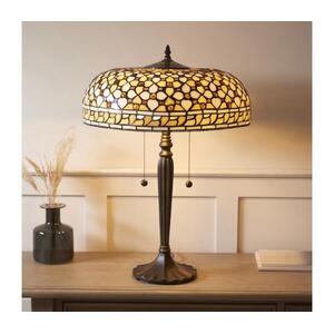 Endon 112178 - Tiffany MILLE FEUX asztali lámpa 2xE14/40W/230V, átmérő 45 cm 112178 kép