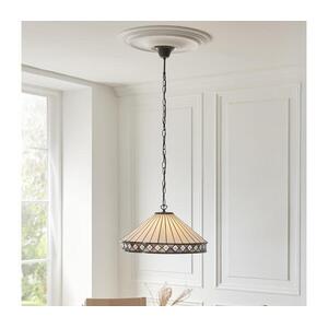 Endon 111961 - Tiffany FARGO láncos csillár, 3xE27/10W/230V, átmérő 50 cm 111961 kép