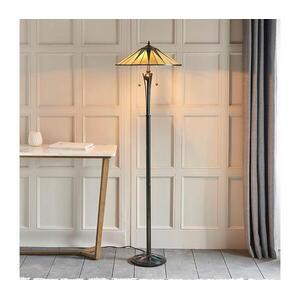 Endon 64041 - Tiffany DARK STAR állólámpa 2xE27/60W/230V, átmérő 49 cm 64041 kép