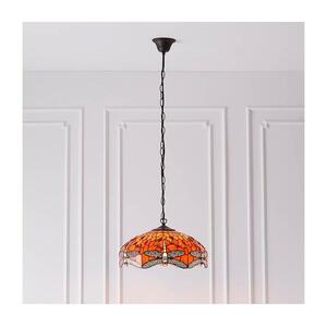 Endon 64081 - Tiffany DRAGONFLY láncos csillár 3xE27/60W/230V, átmérő 41 cm 64081 kép