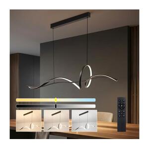 Brilagi - Dimmelhető LED függeszték kábellel SIGNATURE LED/55W/230V 120x23 cm fekete + távirányító BRI912 kép
