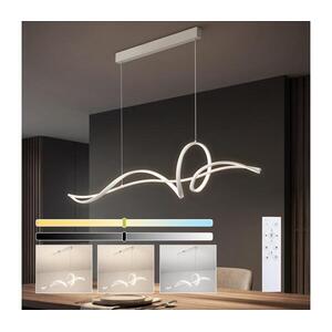 Brilagi - LED dimmelhető kábeles csillár SIGNATURE LED/55W/230V 120x23 cm fehér + távirányító BRI913 kép