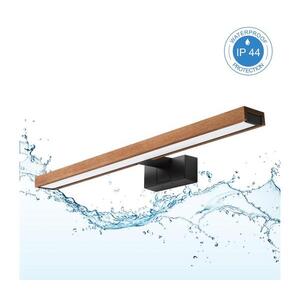 Brilagi-LED Fürdőszobai tükörvilágítás 3 az 1-ben WOODY MIRROR LED/12W/230V 60 cm IP44 fekete/tölgy 8590828039273 kép