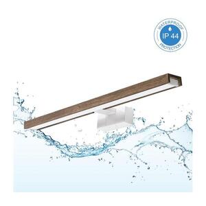Brilagi-LED fürdőszobai tükörvilágítás 3 az 1-ben WOODY MIRROR LED/12W/230V 60 cm IP44 fehér/tölgy 8590828039280 kép