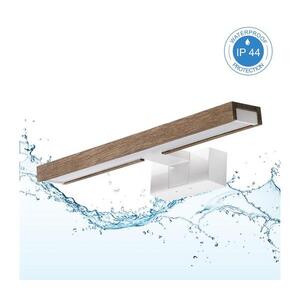 Brilagi-LED Fürdőszobai tükörvilágítás 3 az 1-ben WOODY MIRROR LED/8W/230V 40 cm IP44 fehér/tölgy 8590828039259 kép