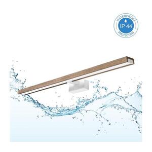 Brilagi-LED Fürdőszobai tükörvilágítás 3 az 1-ben WOODY MIRROR LED/15W/230V 80 cm IP44 fehér/tölgy 8590828039310 kép