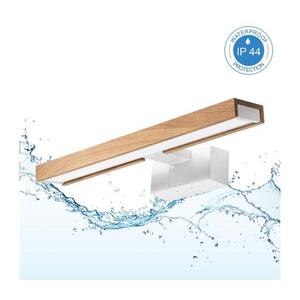 Brilagi - LED fürdőszobai tükörvilágítás 3 az 1-ben WOODY MIRROR LED/8W/230V IP44 fehér/tölgy 8590828018193 kép