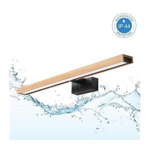 Brilagi - LED fürdőszobai tükörvilágítás 3 az 1-ben WOODY MIRROR LED/12W/230V IP44 fekete/tölgy 8590828018223 kép