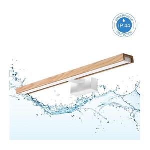 Brilagi - LED fürdőszobai tükörvilágítás 3 az 1-ben WOODY MIRROR LED/12W/230V IP44 fehér/tölgy 8590828018254 kép