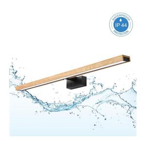 Brilagi - LED fürdőszobai tükörvilágítás 3 az 1-ben WOODY MIRROR LED/15W/230V IP44 fekete/tölgy 8590828018285 kép