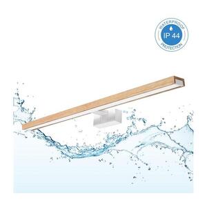 Brilagi - LED fürdőszobai tükörvilágítás 3 az 1-ben WOODY MIRROR LED/15W/230V IP44 fehér/tölgy 8590828018315 kép