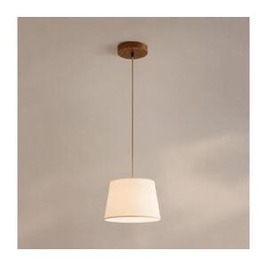 Kábeles függeszték AIDA 1xE27/15W/230V átm. 25 cm tölgy/krémszínű LM-1.98/DĄB RUSTIK/KREM 250 kép