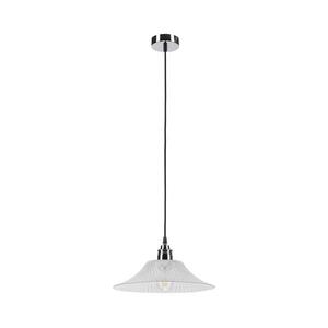 JULL függeszték kábellel 1xE27/15W/230V fényes króm/átlátszó LM-1.333/CHROM kép