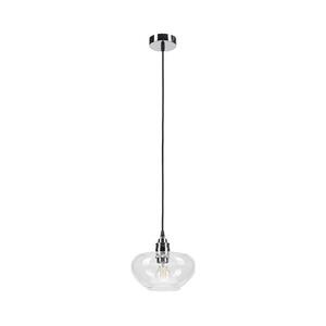 FLO kábeles csillár 1xE27/15W/230V fényes króm/átlátszó üveg LM-1.332/CHROM kép