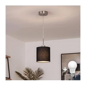 Brilagi - NUBILA LED függeszték kábelen 1xE27/60W/230V, Ø 14 cm, fekete EG32515+BG1581 kép